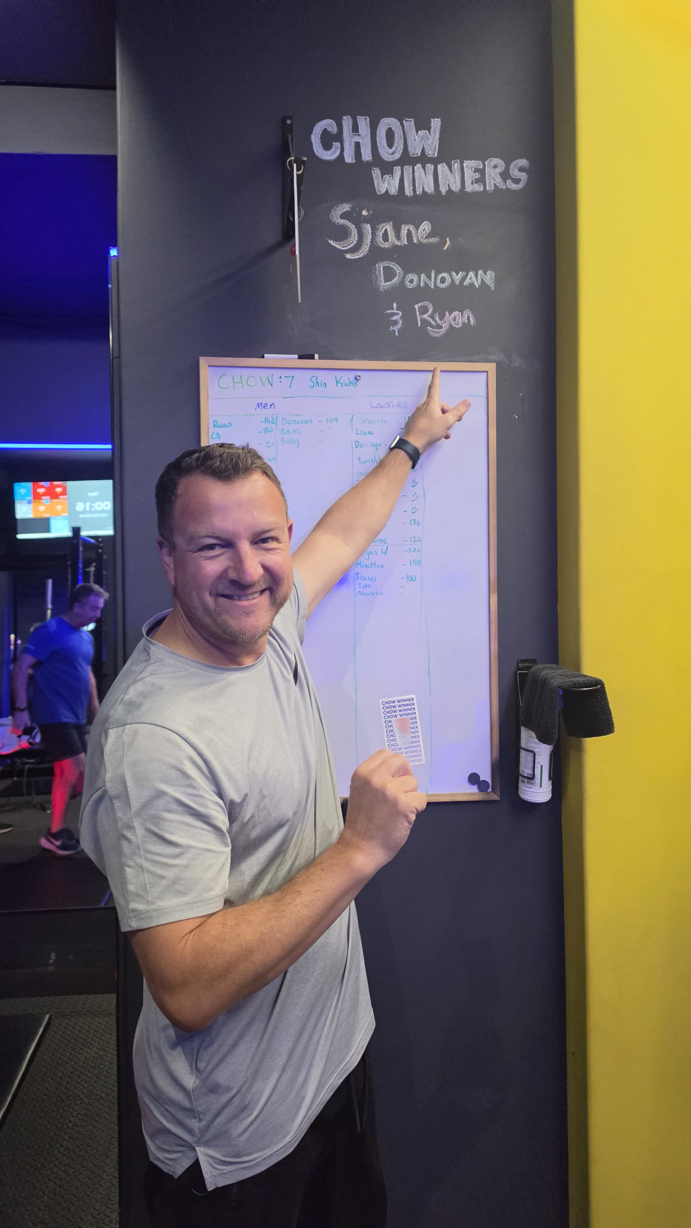 Member winning CHOW